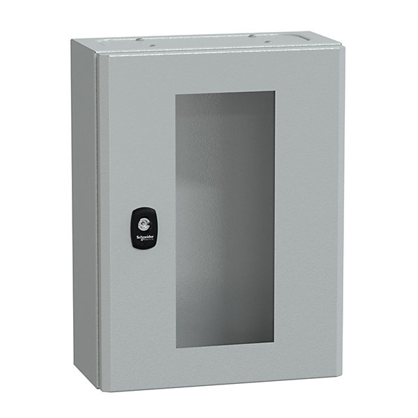 Nsys3dm4315t Coffret Métallique étanche Ip66 - 400x300x150 - Porte Vitrée - Spacial S3d - Schneider Electric