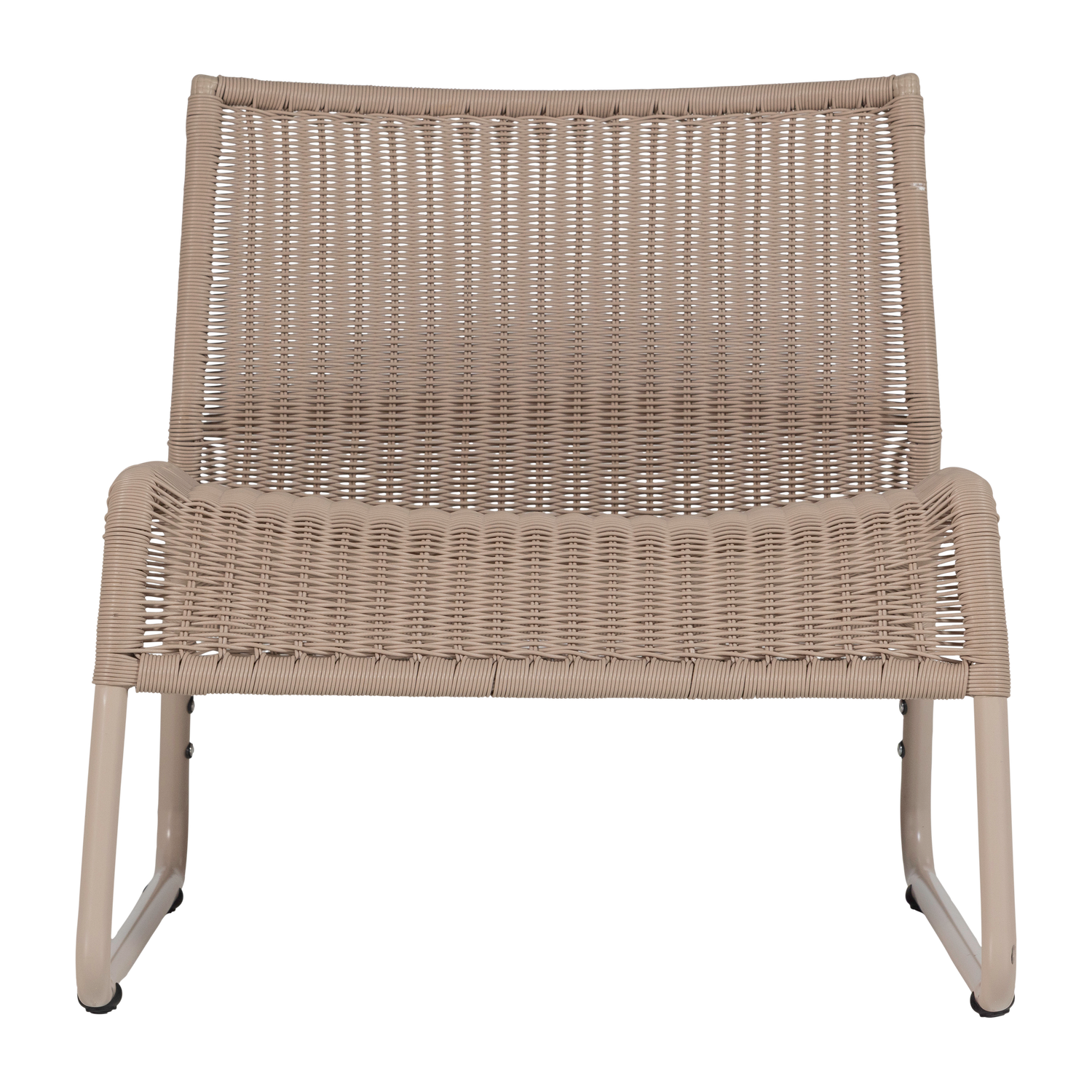 WOOOD tuin loungestoel West - Kunststof - Zand - 67x78x70