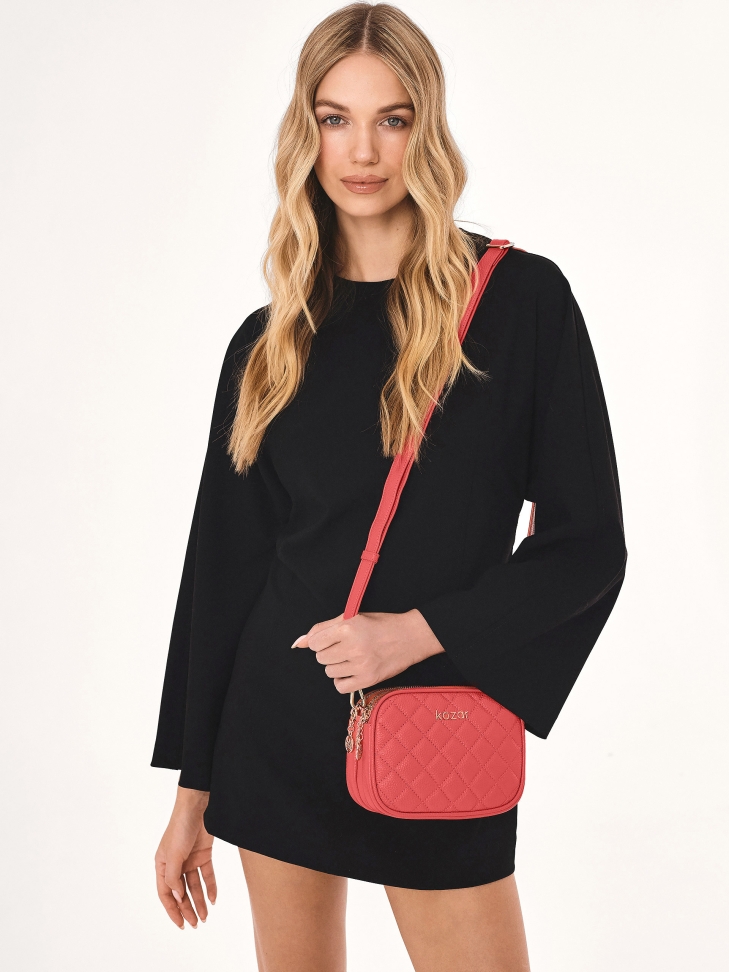 Small belt bag with three compartments