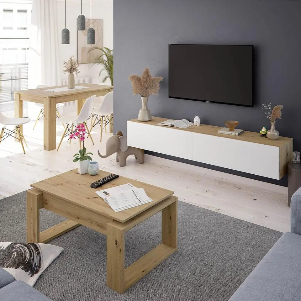 CALICOSY - Design Couchtisch Ciara - 50x102x43 cm