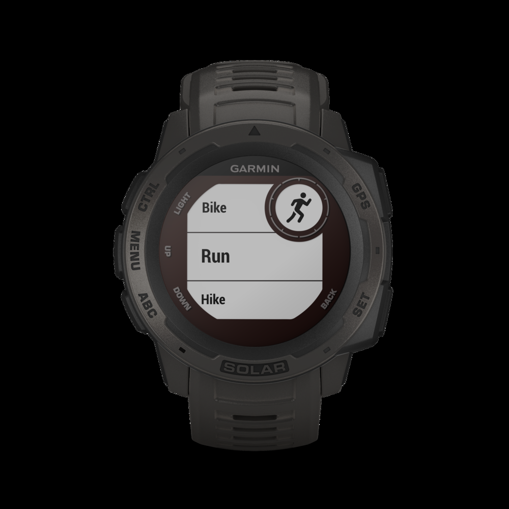 Garmin Instinct® Solar GPS Smartwatch with All-Day Health Monitoring and Smart Notifications