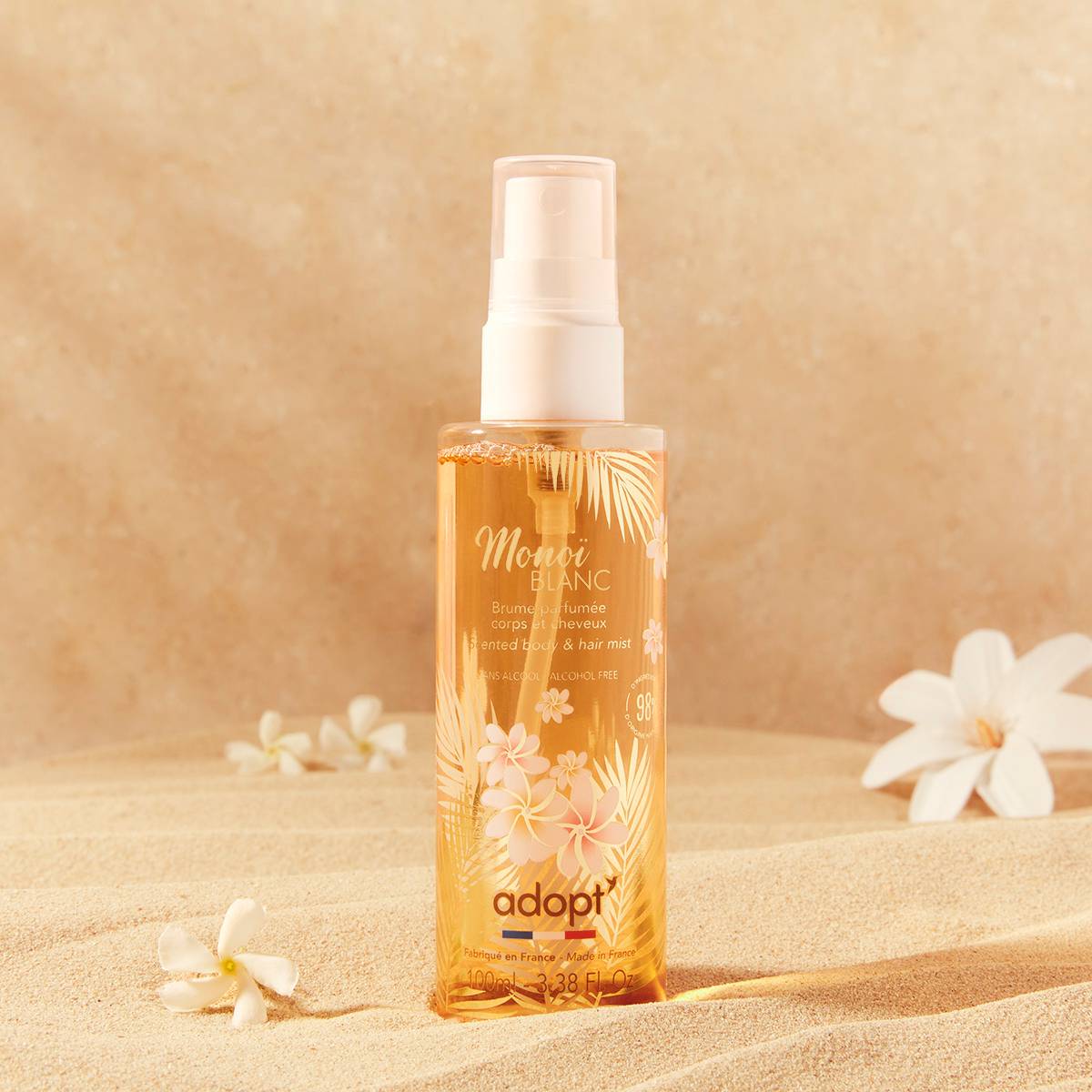 Monoï blancBrume parfumée corps et cheveux 100 ml