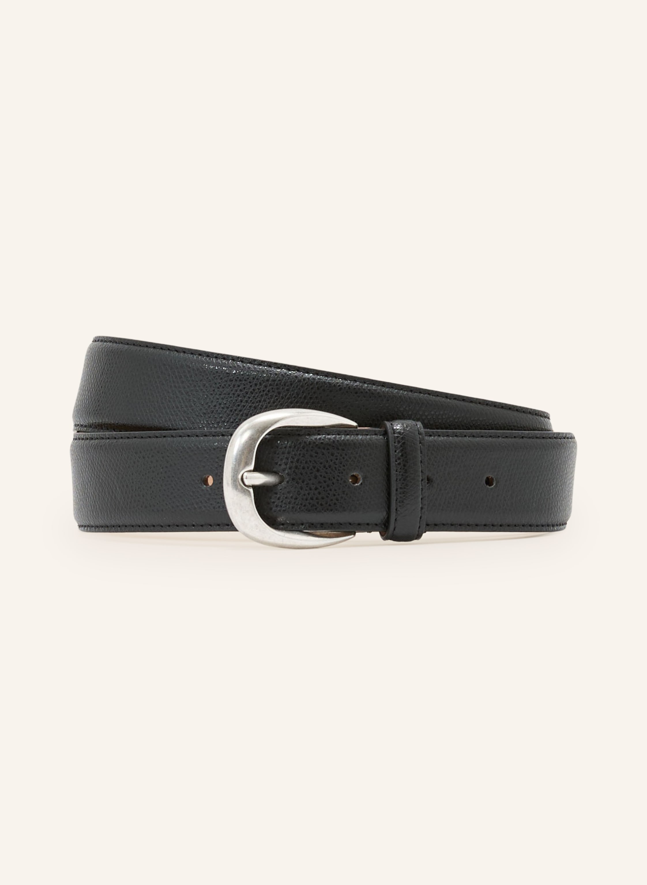 REISS Ledergürtel PIERCE PEBBLE