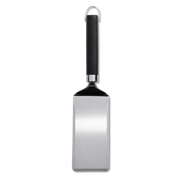 Grillwender, für Grillplatten, Edelstahl/Kunststoff, schwarz/silberfarben