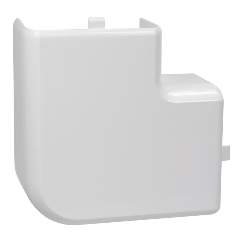 Angle plat DLP à clipser en plastique noir 50 x 80 mm LEGRAND
