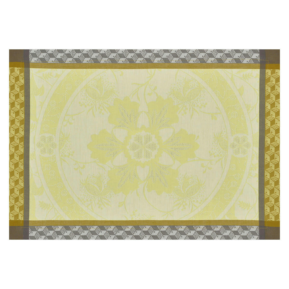 DUCHESSE - Set de table en coton narcisse 50 x 36