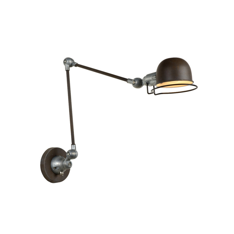 Applique Honoré rouille 68 cm E14 25 W LUCIDE