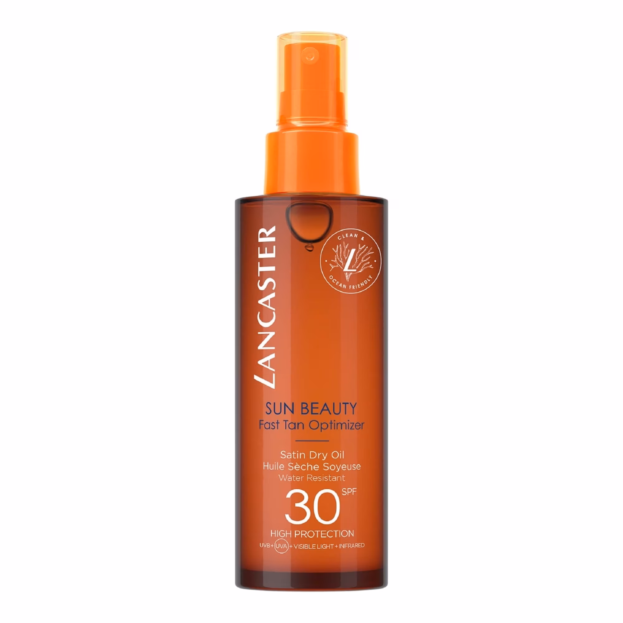 SUN BEAUTYHuile sèche soyeuse accélératrice de bronzage spf30