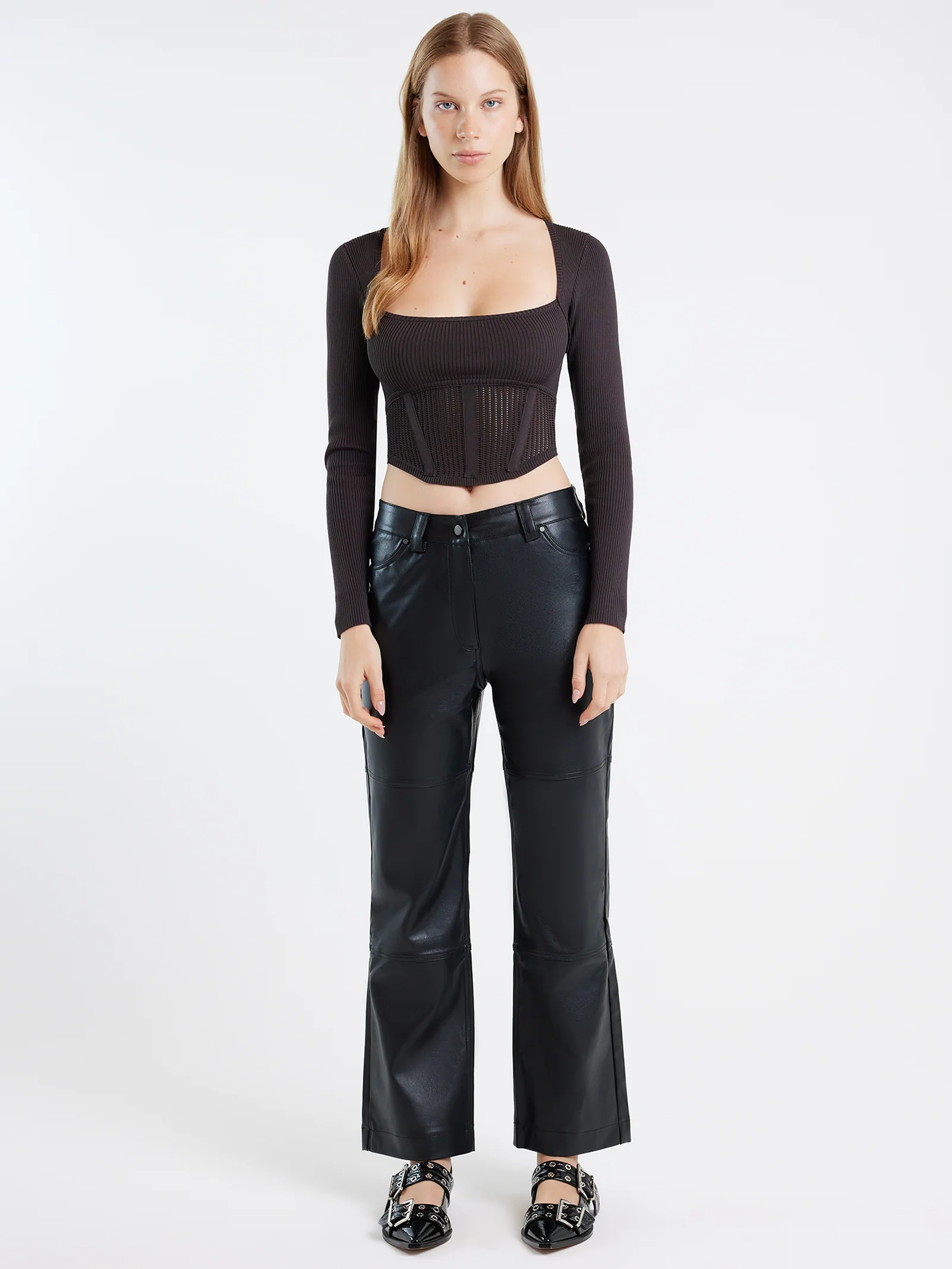 Nali Faux Leather Pants