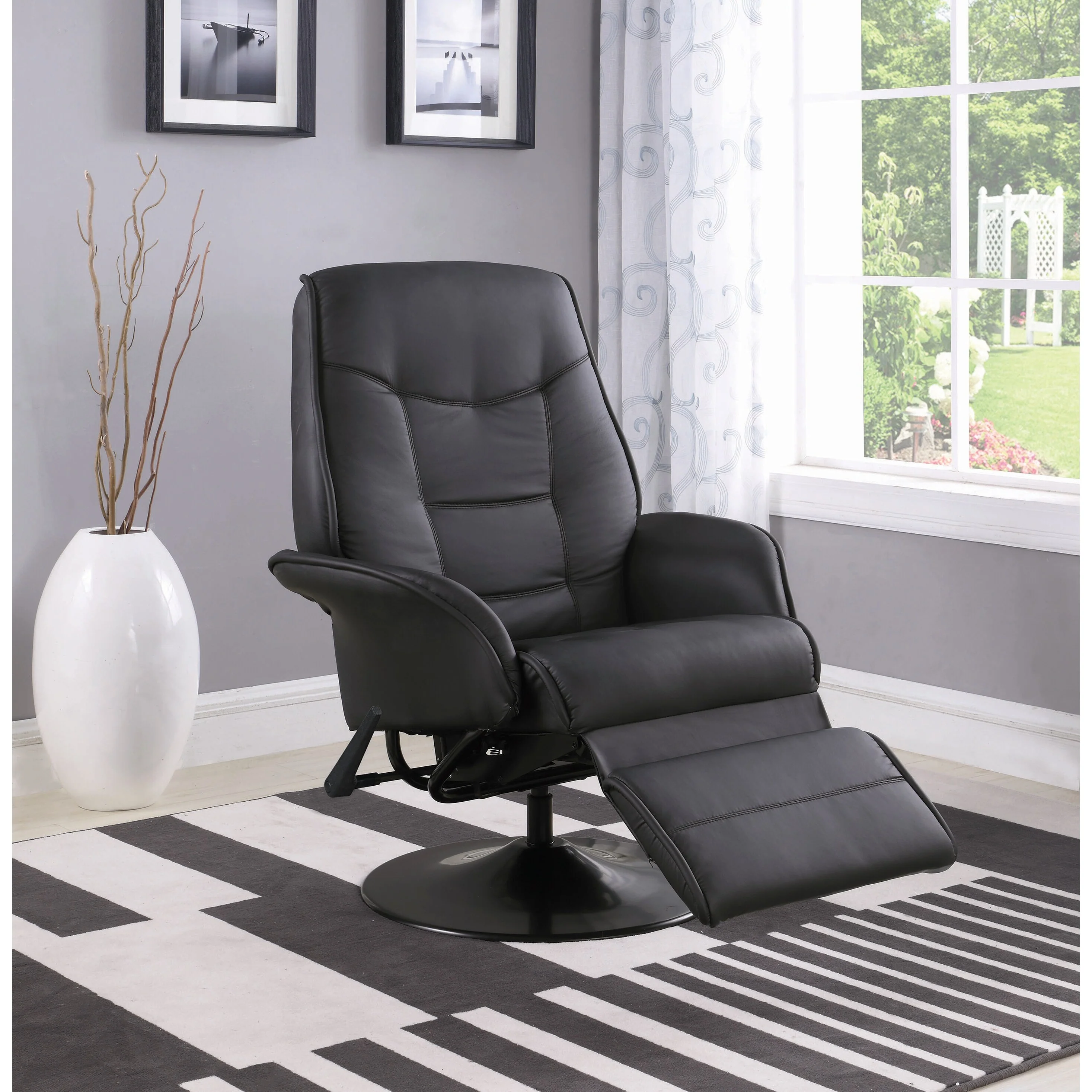 Schmiedeberg Faux Leather Swivel Chair
