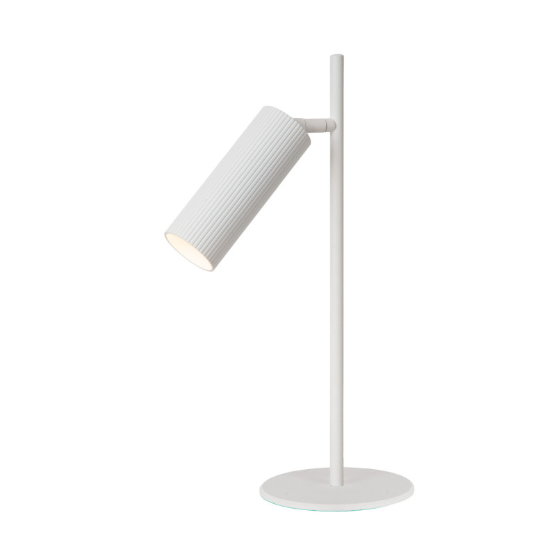 Lampe de table Clubs blanche GU10 40 W LUCIDE