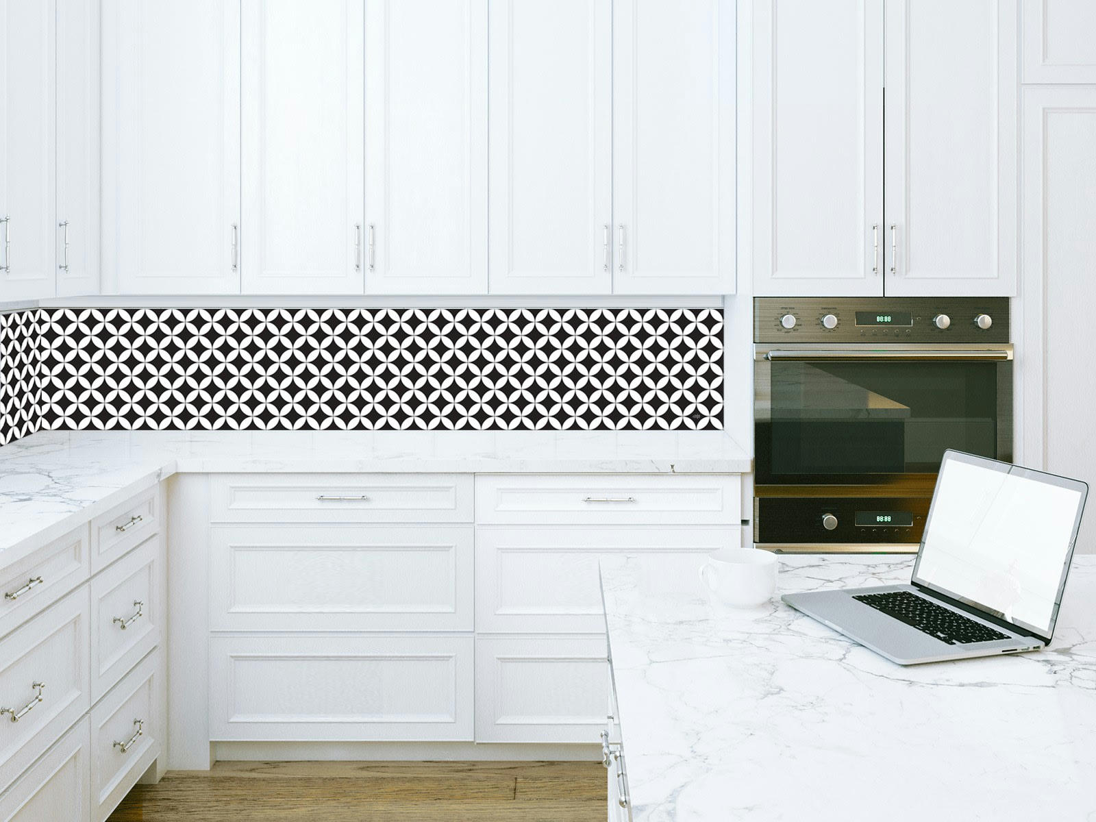 - Crédence adhésive circus noir 40cmx2m