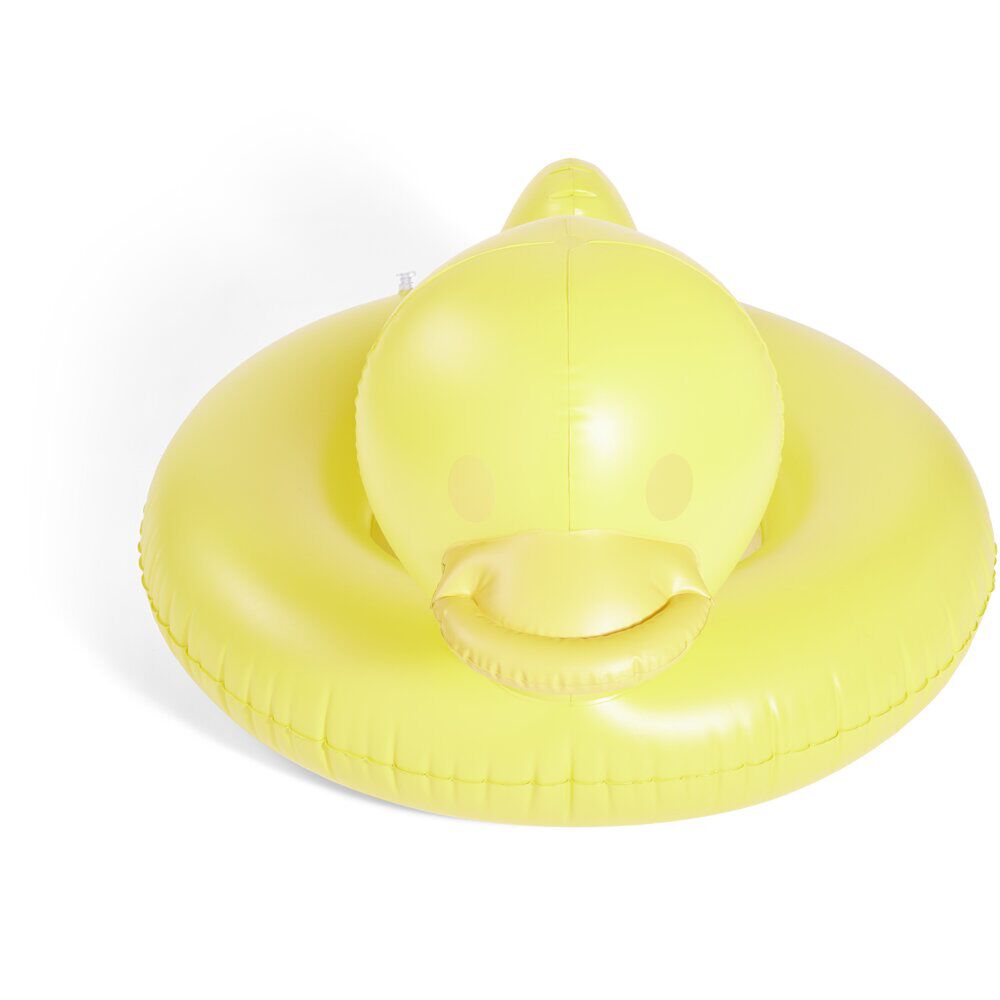 Bouée gonflable canard jaune Ø110cm