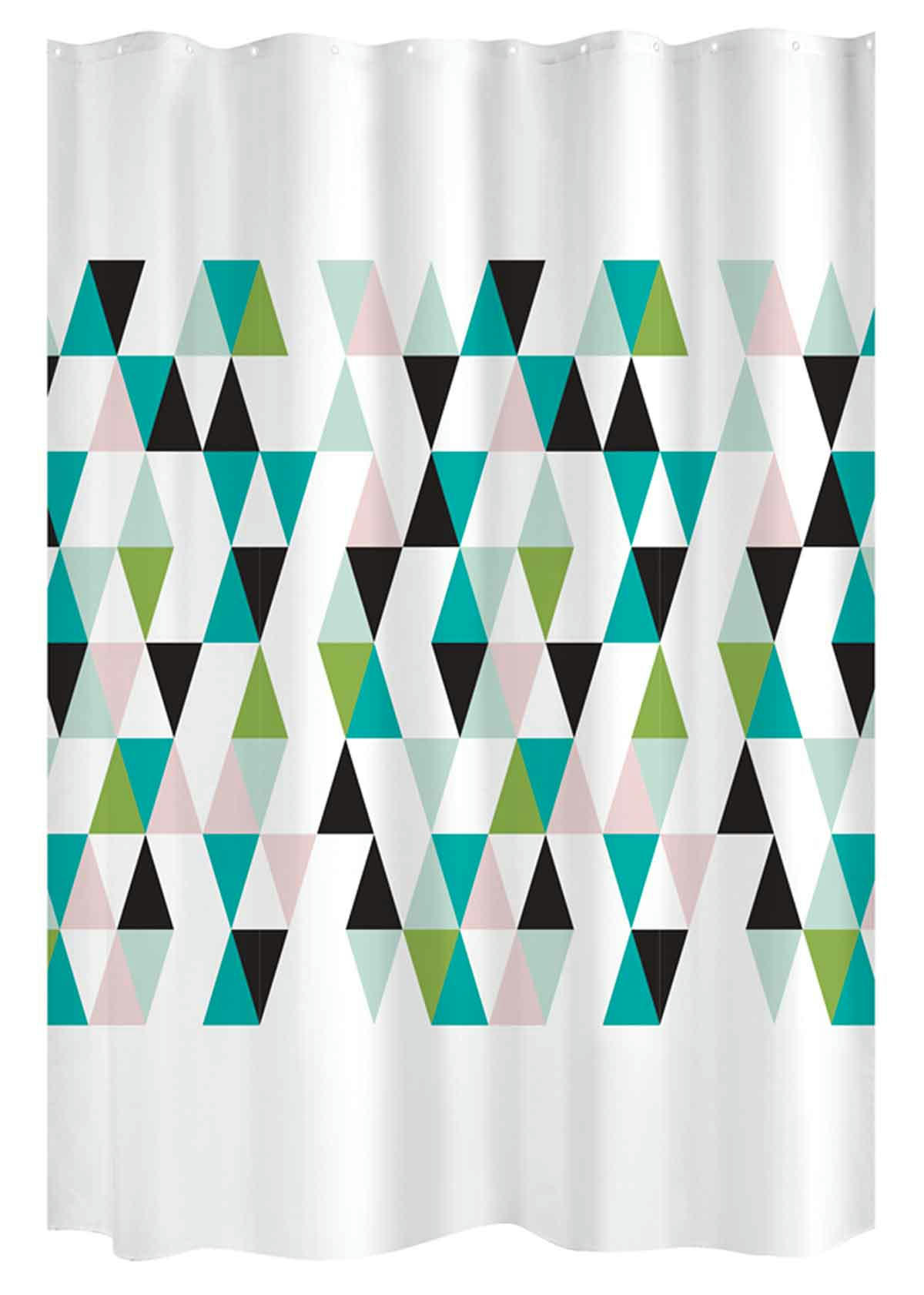 - Rideau de douche tendance scandinave polyester multicolore x