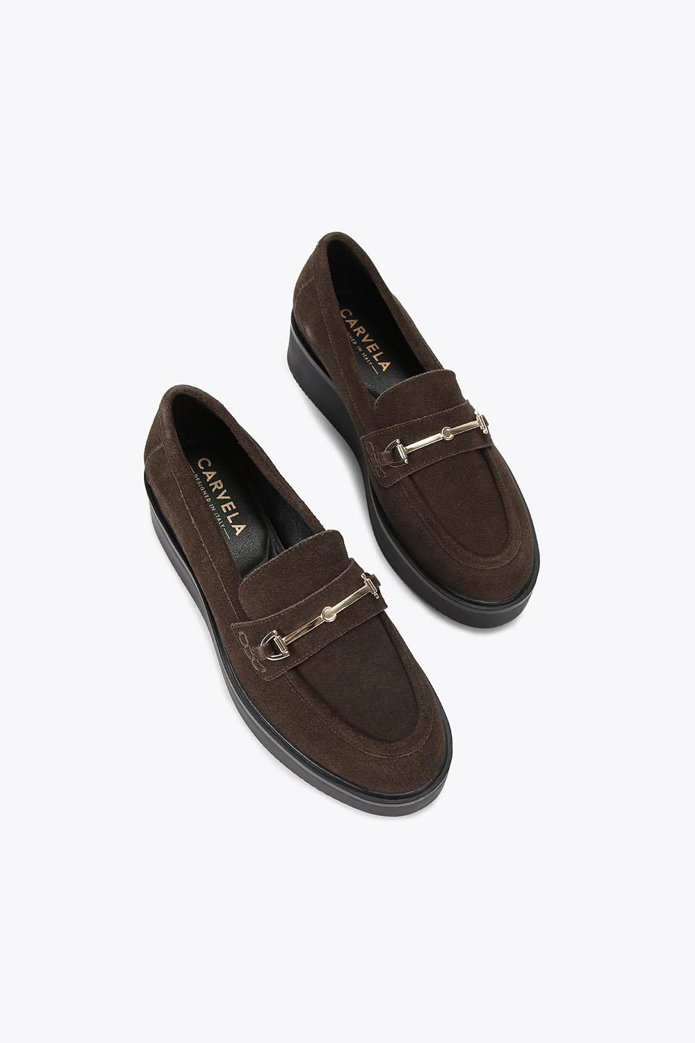 Carvela Vista Loafer' Suede Flats