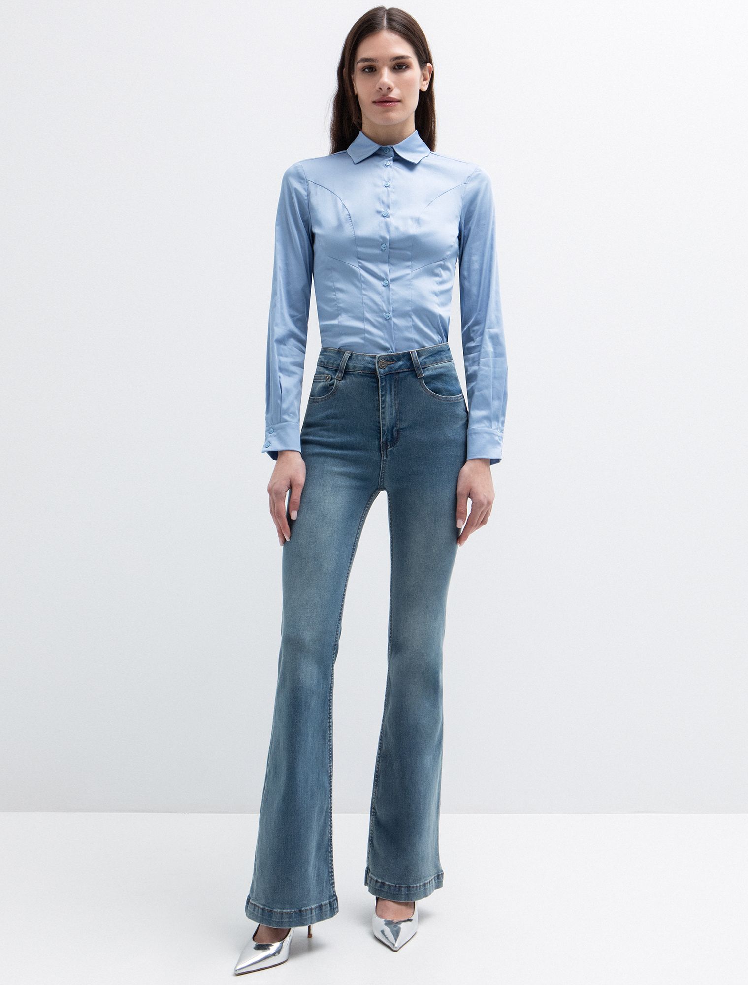 Office πουκάμισο με ραφές