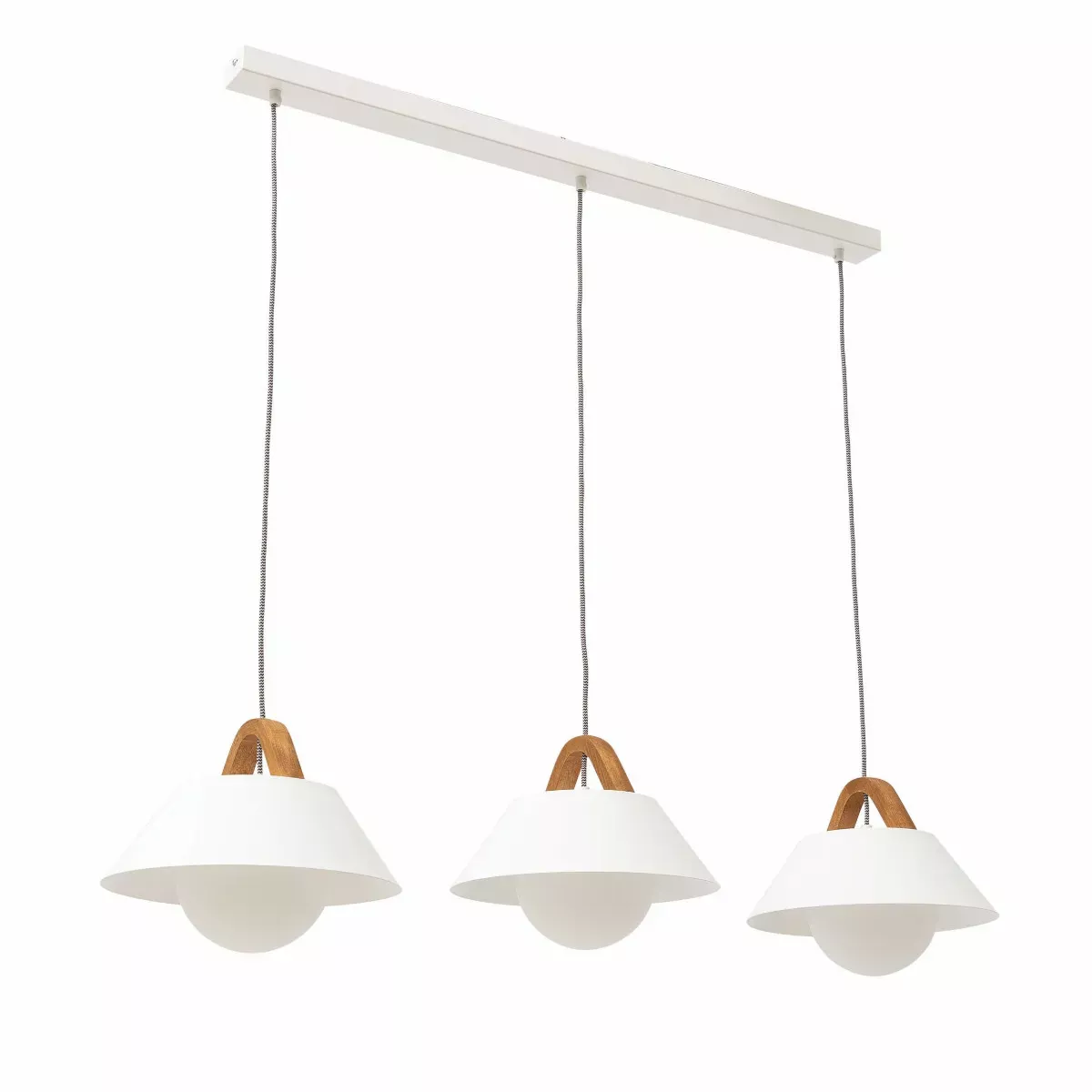 Lampa wisząca ALMITARA III biała
