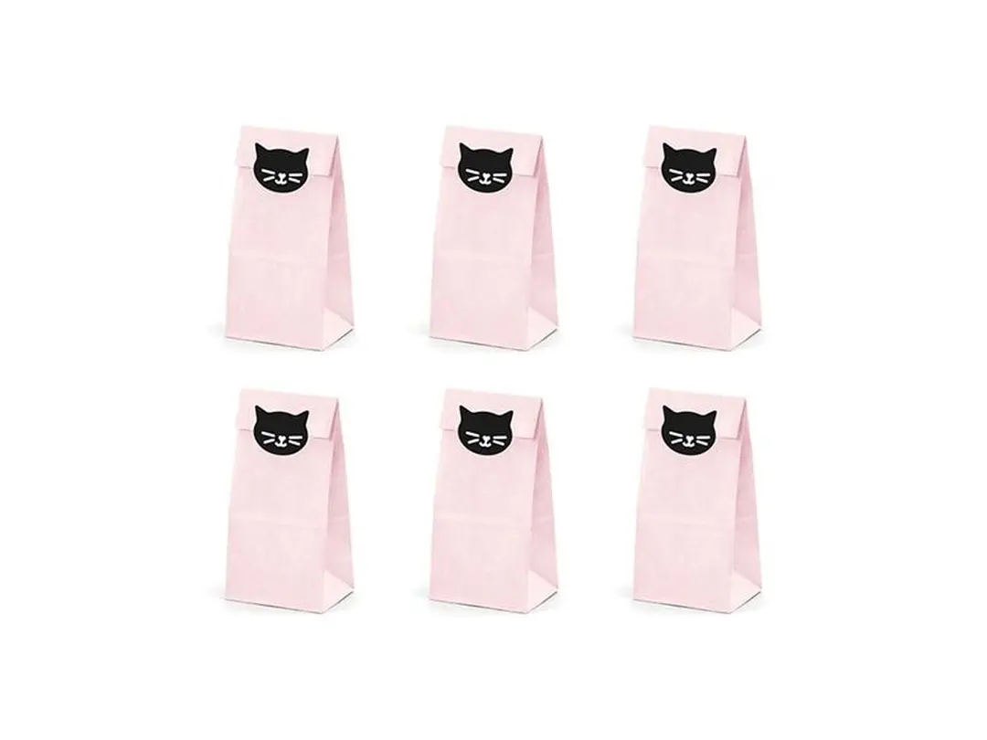 Geschenktüte 6er-Set Meow