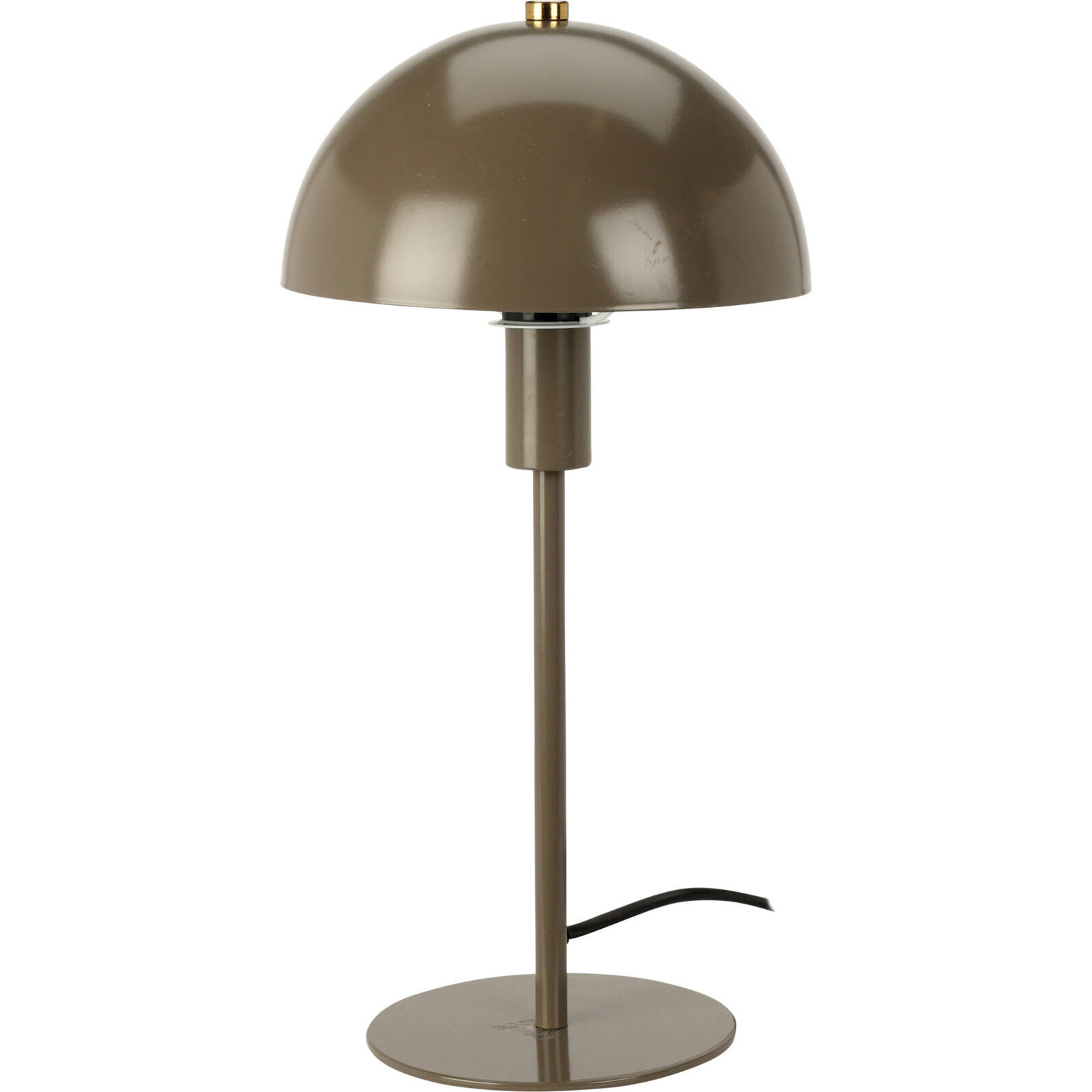 Metalowa lampka na stół, grzybek, 18 x 36 cm