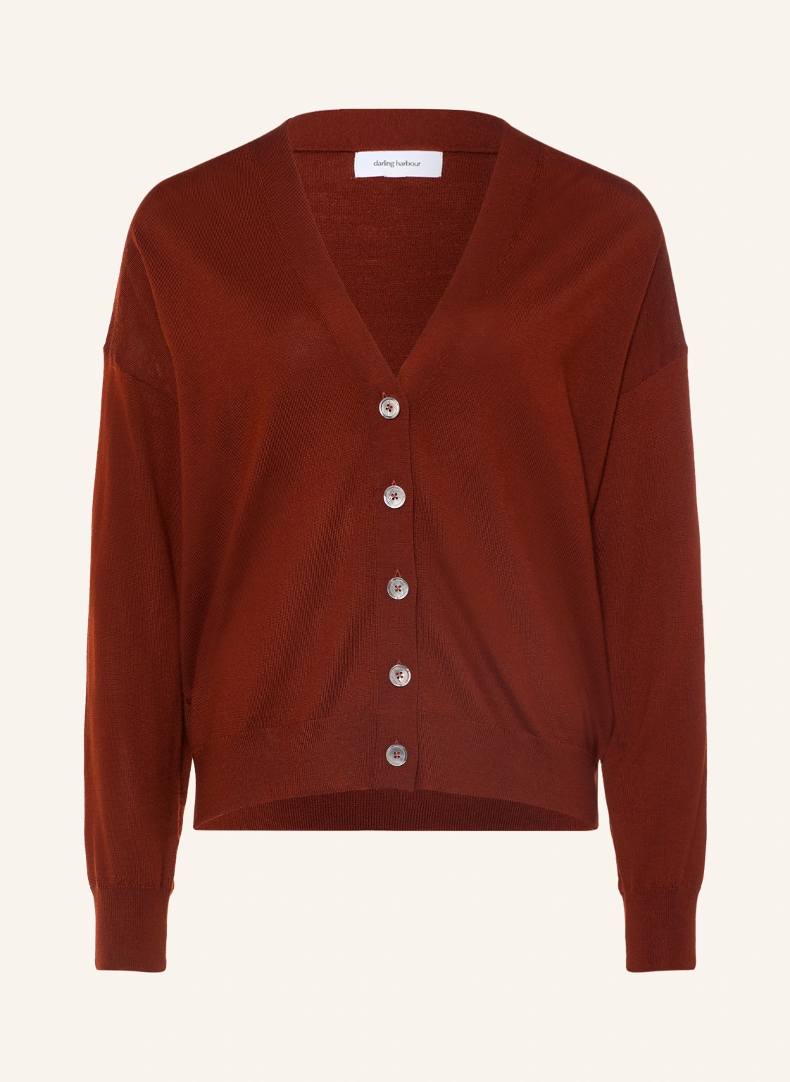darling harbour Strickjacke aus Merinowolle