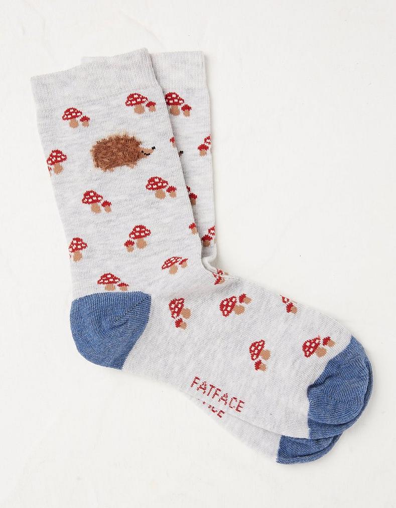 Fluffy Hedgehog Socks