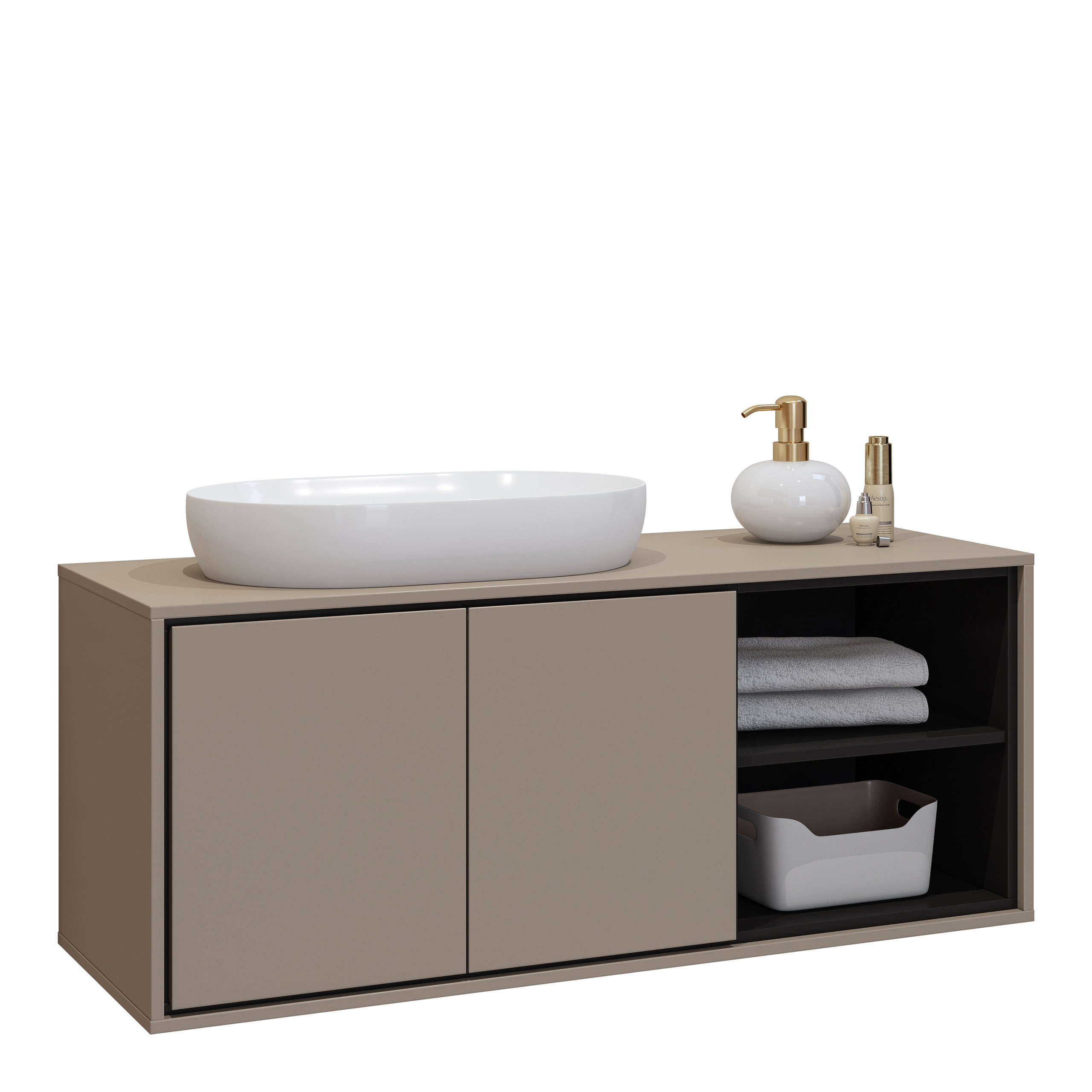 Szafka pod umywalkę 120 cm IRVINE congo
