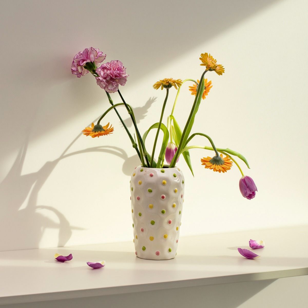 Wazon DOT z kropkami 12x20 cm