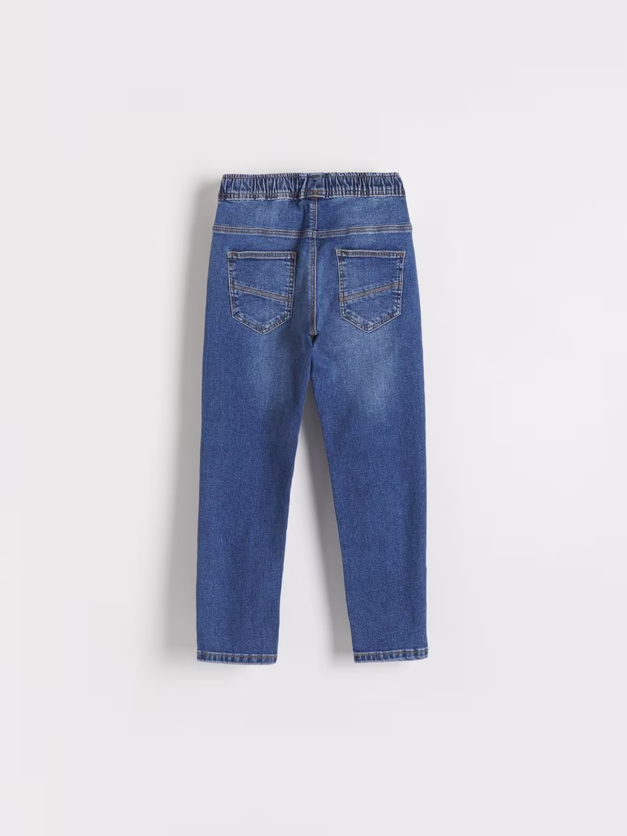 Elastic Carrot Jeans