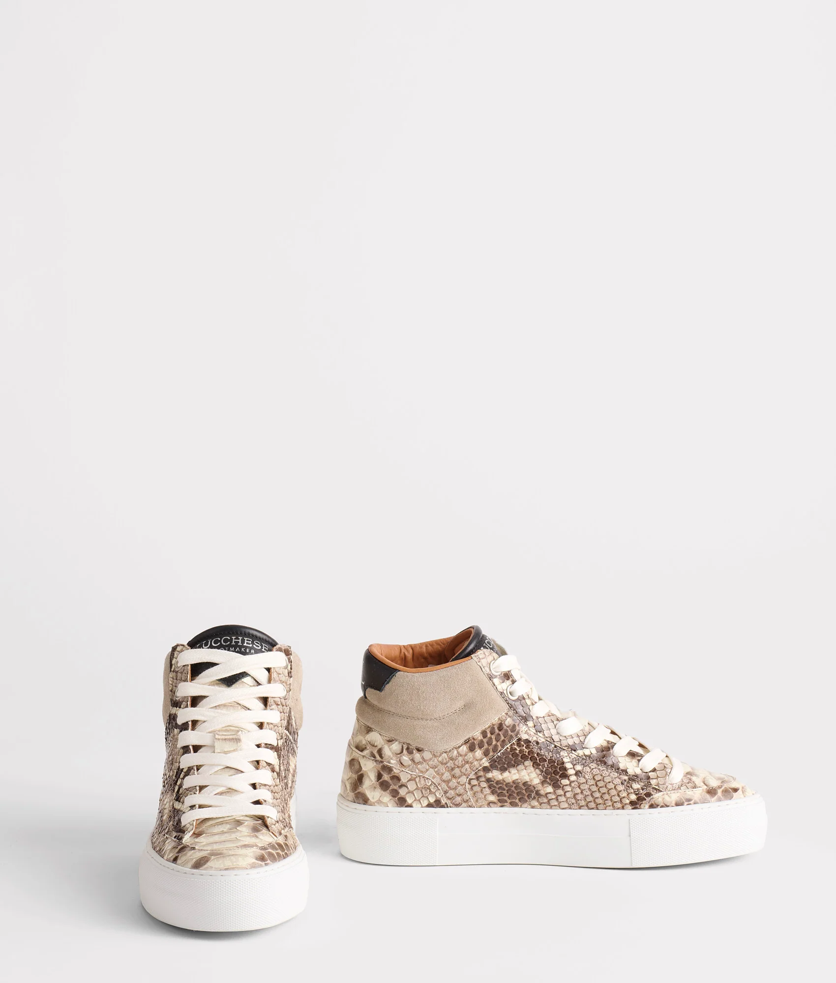 Mosaico High-Top Sneaker - Black