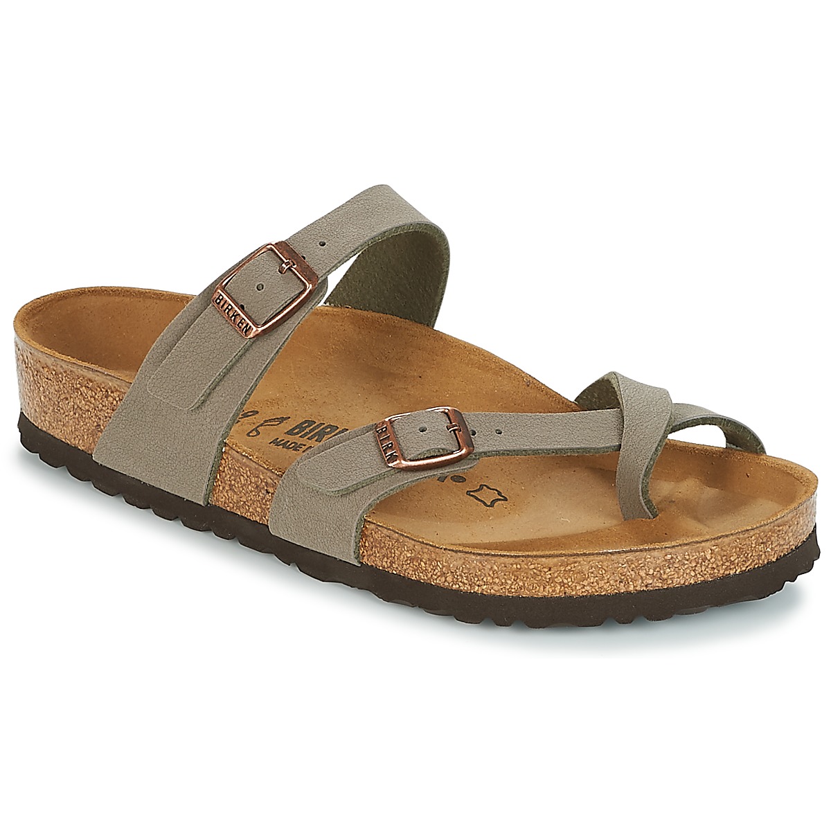 BIRKENSTOCK - Mayari - White / Nubuck / Stone / Regular