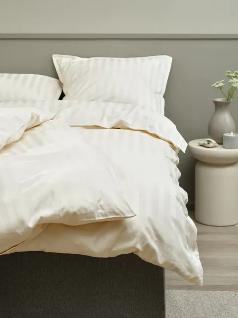 Sengetøj NELL satin 140x200 beige