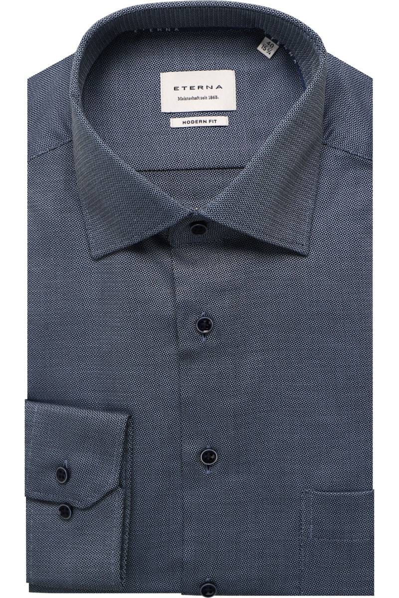 ETERNA Modern Fit Hemd mehrfarbig, Strukturiert