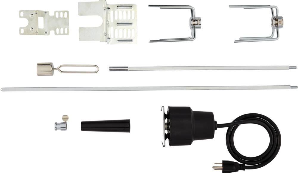 MASTER Chef Universal Rotisserie Kit For Outdoor BBQ & Grills