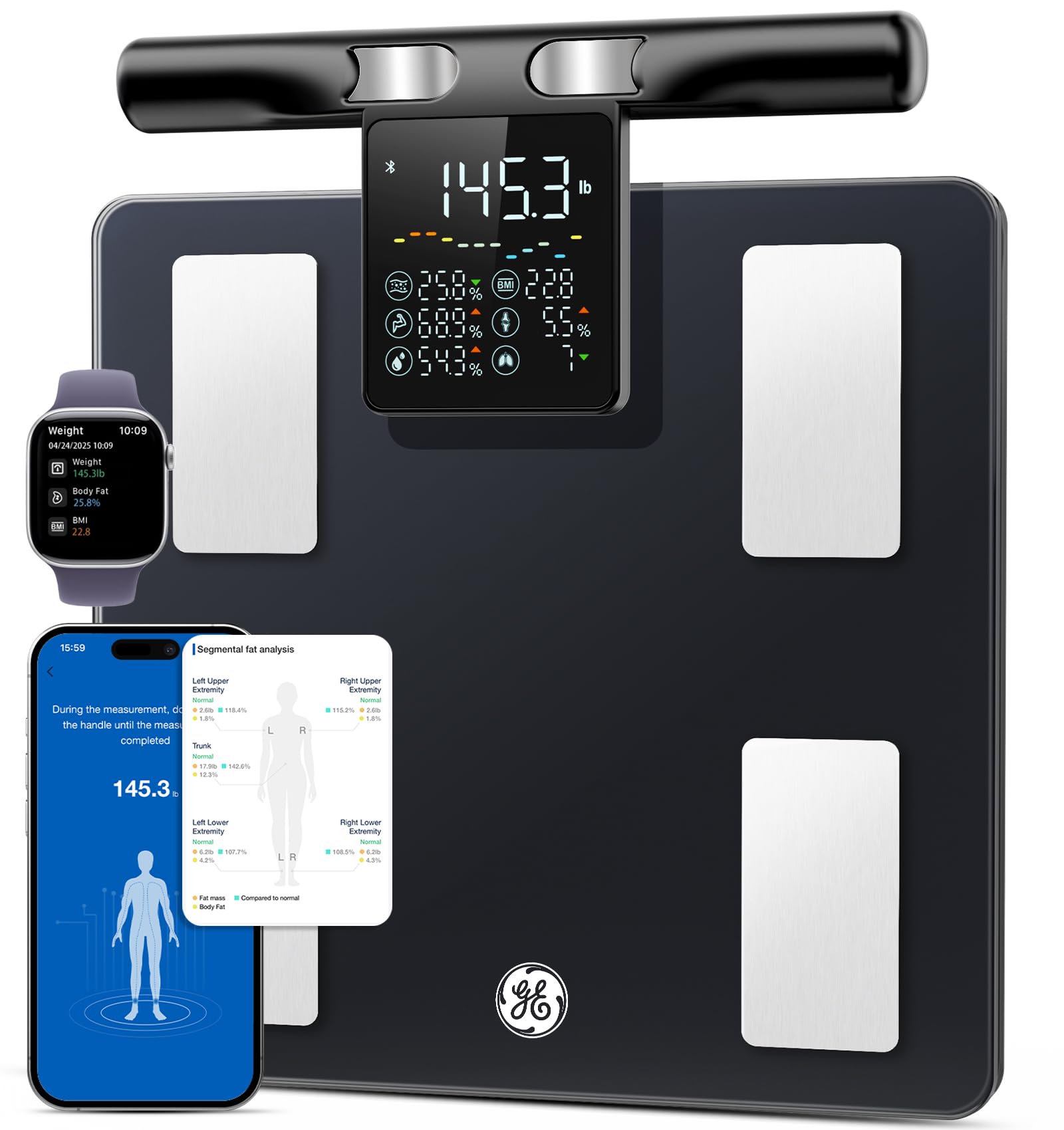 GE Smart Scale Body Weight with Full Body Analysis