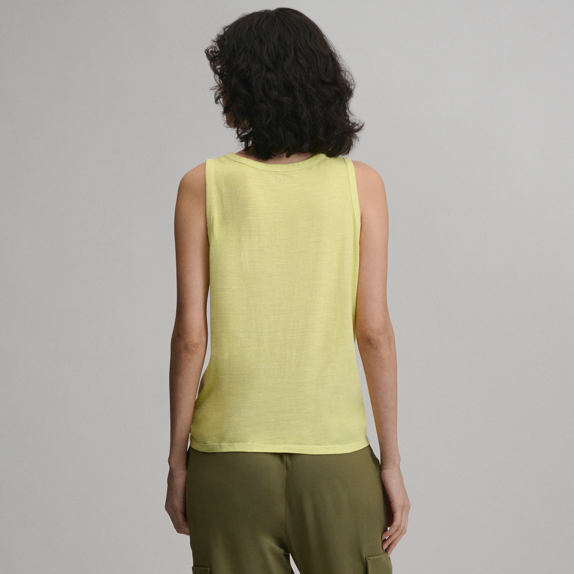 Women's Sunwashed Cotton V-Neck Tank