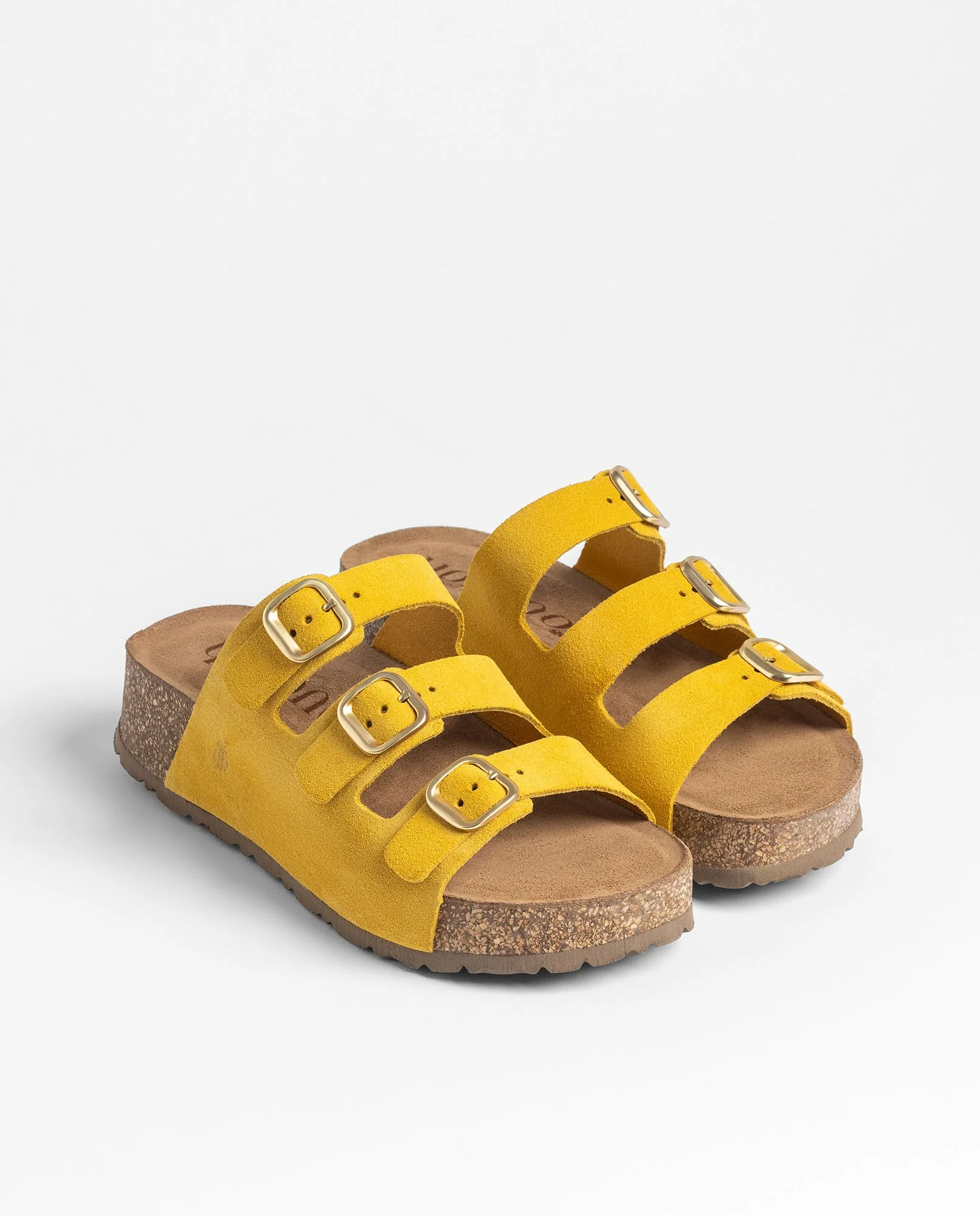 Sandalia plataforma WIWI-263 amarillo