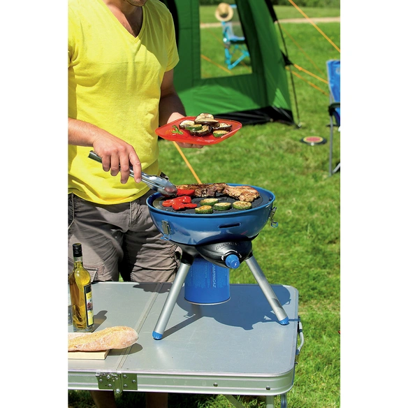Camping Party Grill 400 CV, blau, für Kartusche