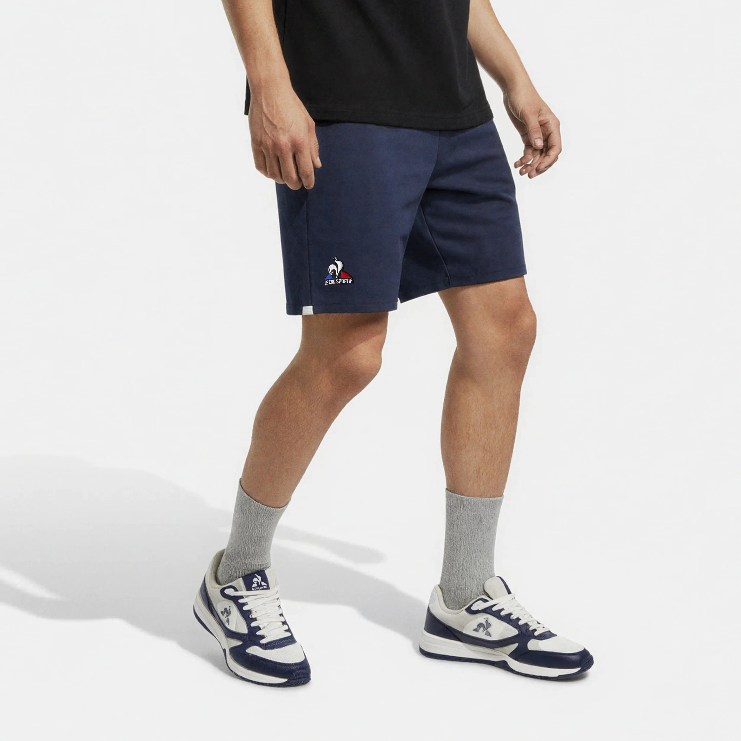 2320142-TENNIS Short N°3 M dress blues/new optic | Short Homme
