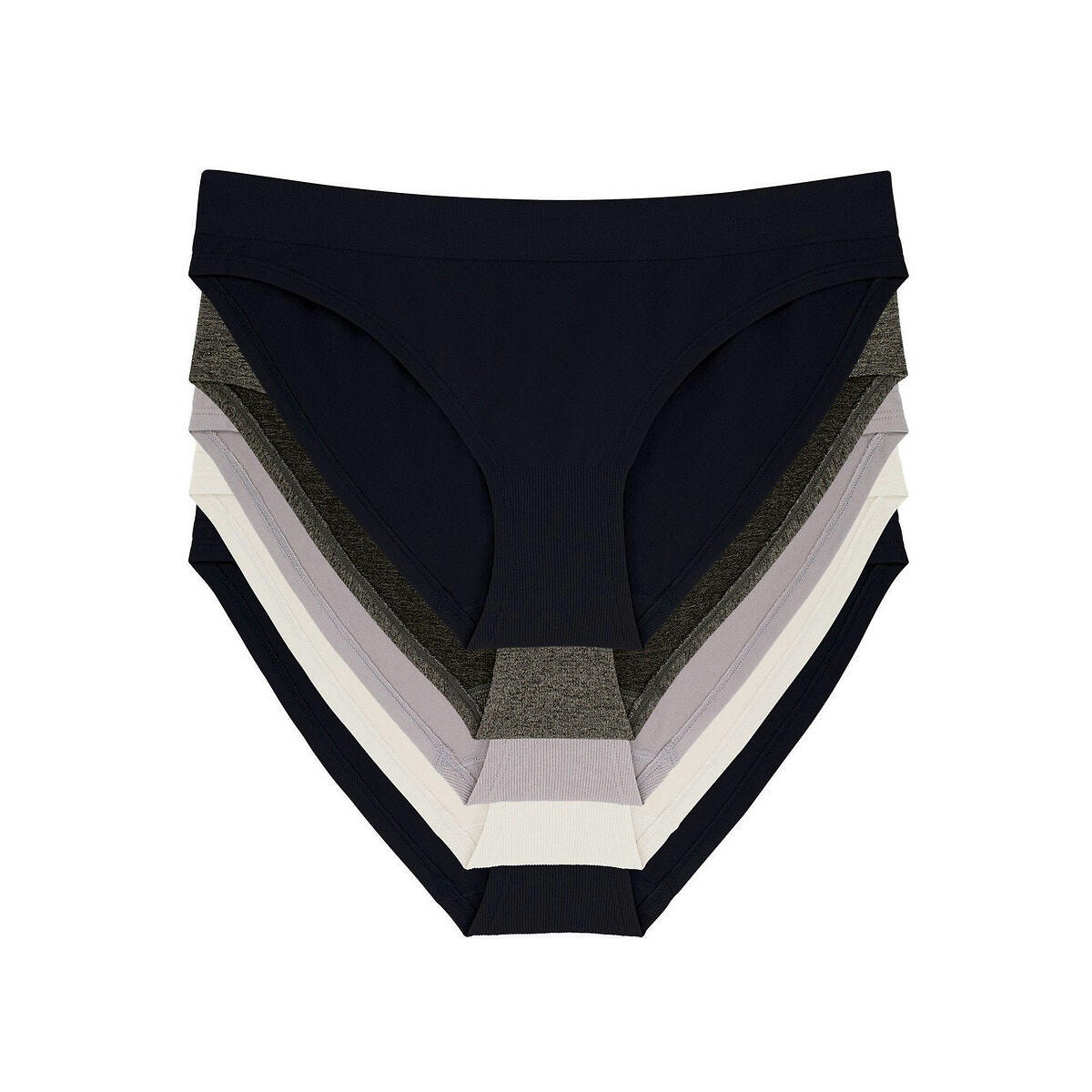 Lot de 5 slips midi en maille Rosanne