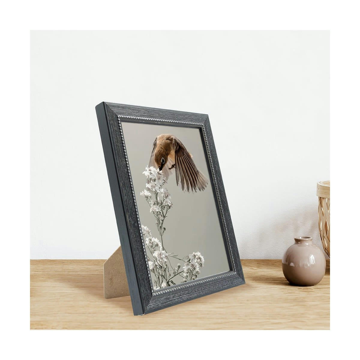 PERLE - Cadre photo Perle noir 13x18 cm