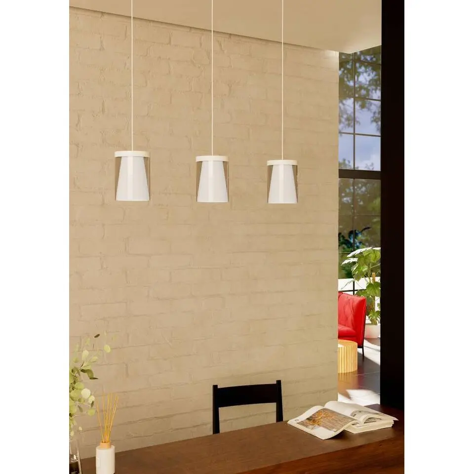 EGLO connect.z Chiusello-Z Hanglamp - LED - 83 cm - Wit