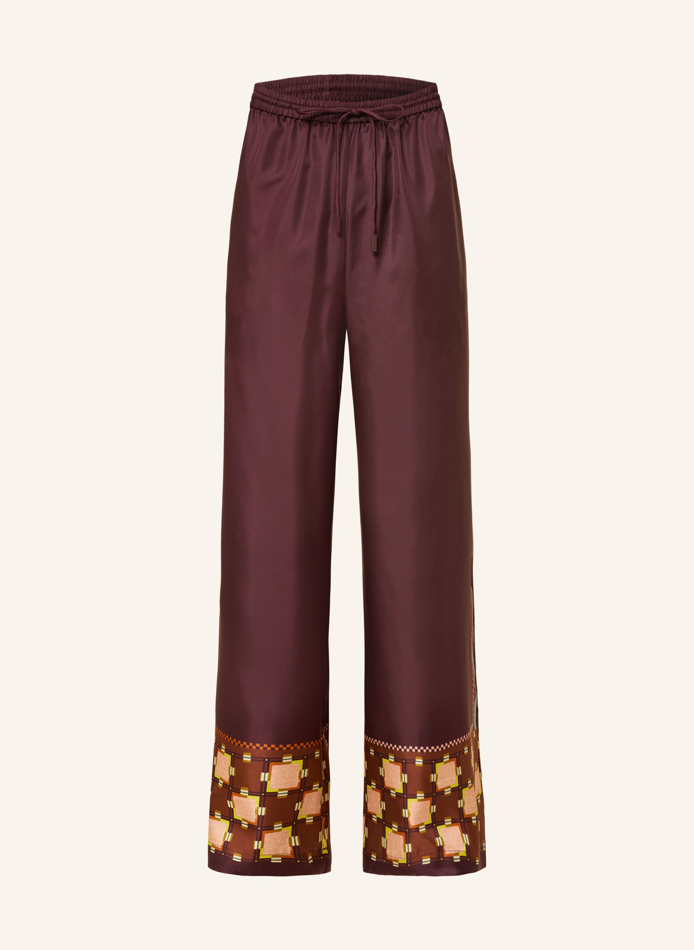 ALÉMAIS Marlenehose WILSON aus Seide