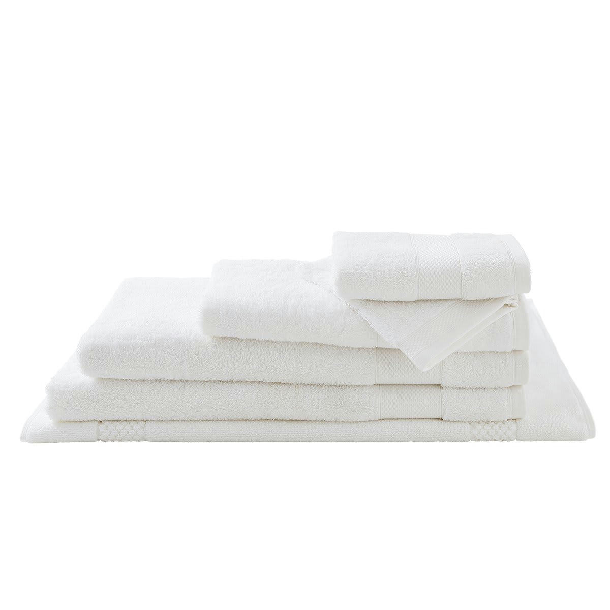 PÉTALE - Tapis de bain coton jasmin 60x80 cm