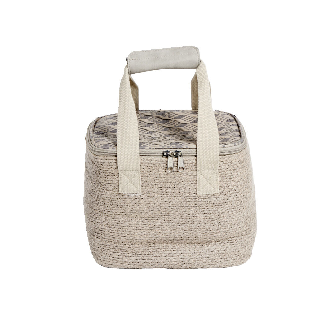 Sac fraÎcheur 9L jute et coton marron 23x18,5x21cm
