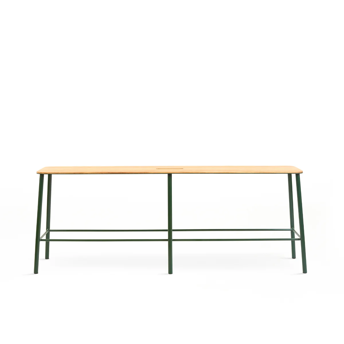 Frama - Adam Bank, 120 x 46 cm, Eiche / schwarz