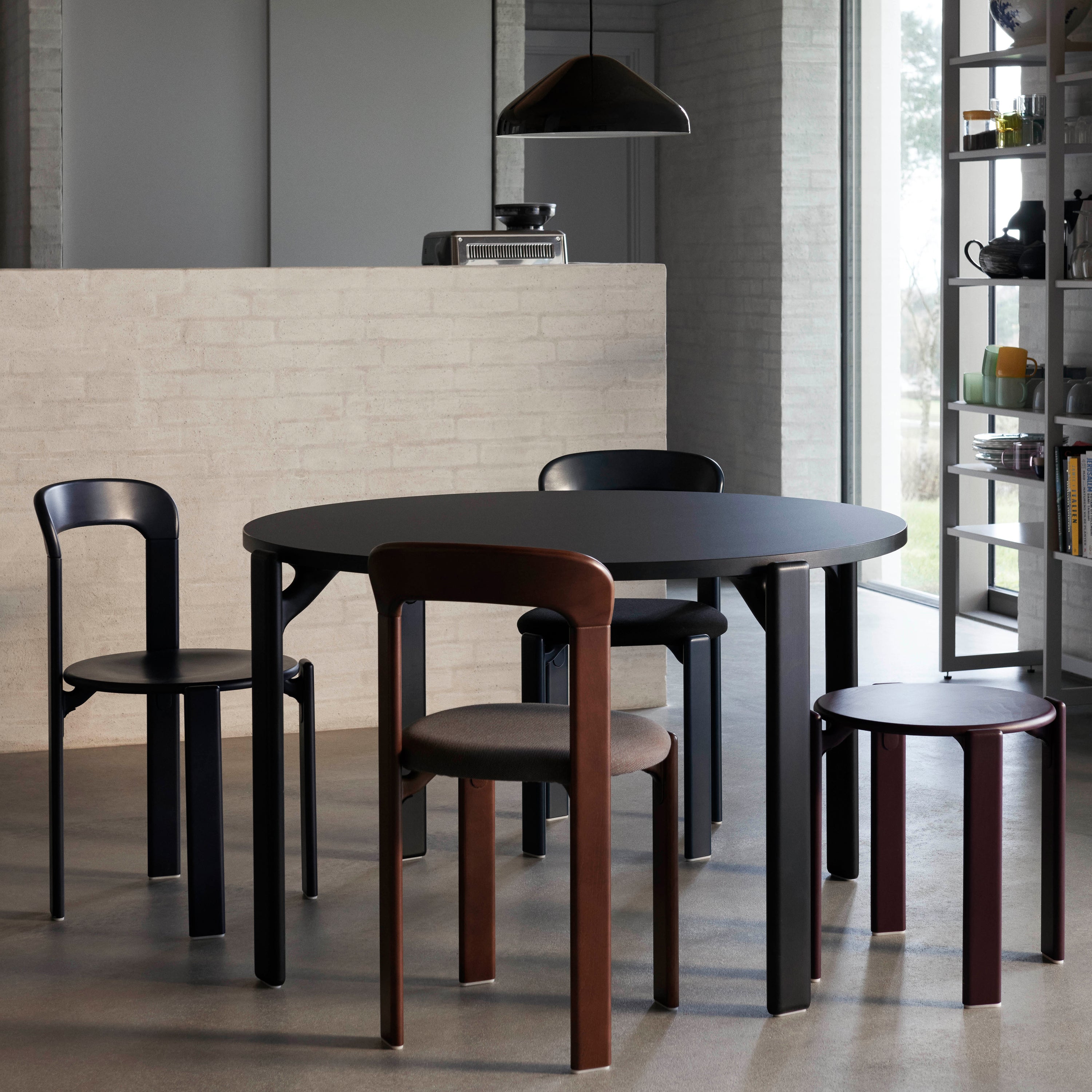 HAY Rey Eettafel Beukenhout - Vulcano