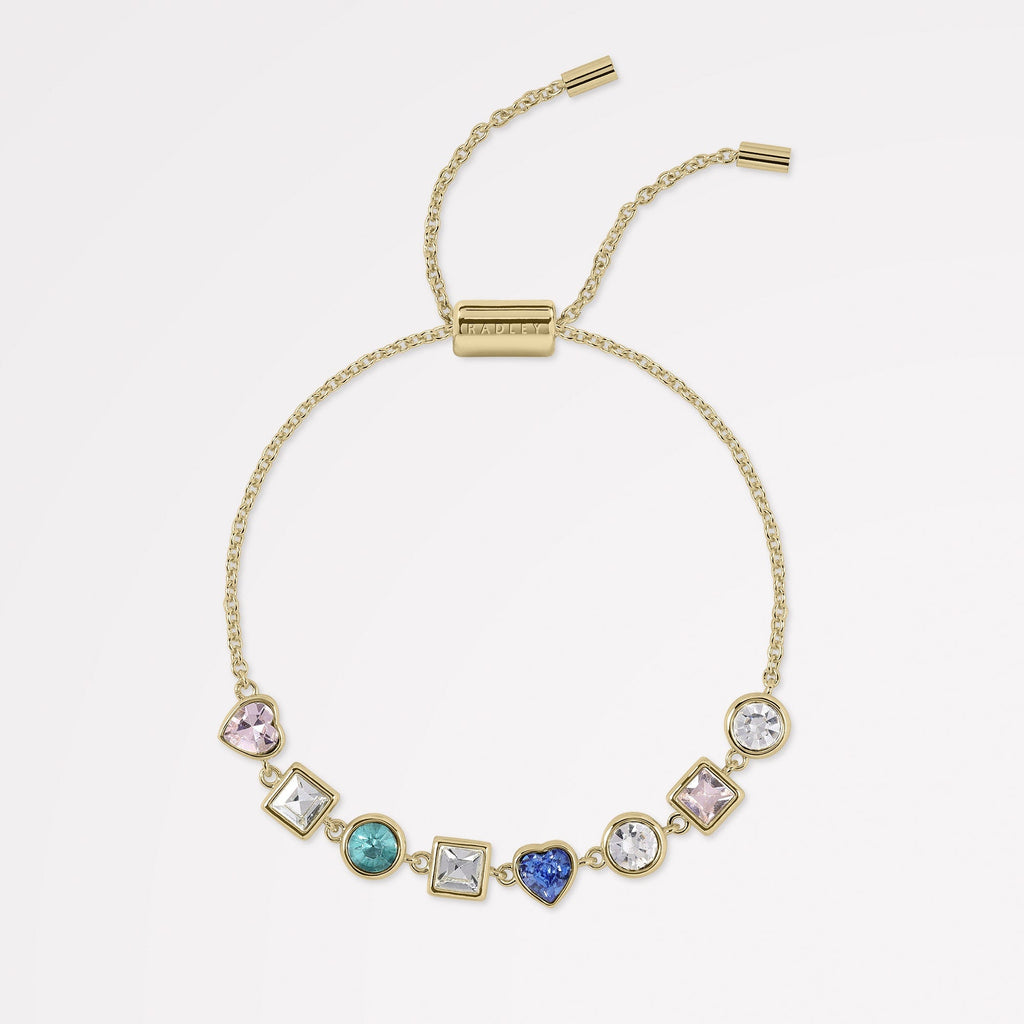 Stoneleigh Way - 18Ct Gold Plated Multi Stone Bracelet