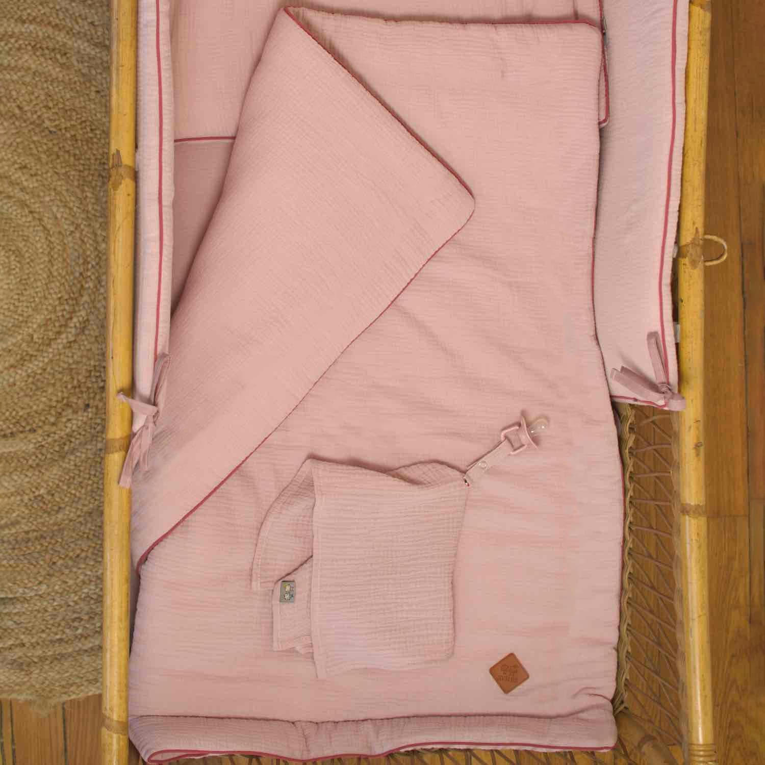 JEANNE - Ma première couverture en gaze de coton  100 x 70 cm