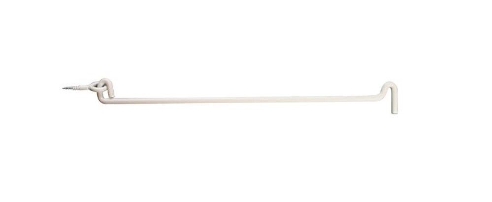 STORMKROK PN BESLAG RASLEFR12" HVIT
