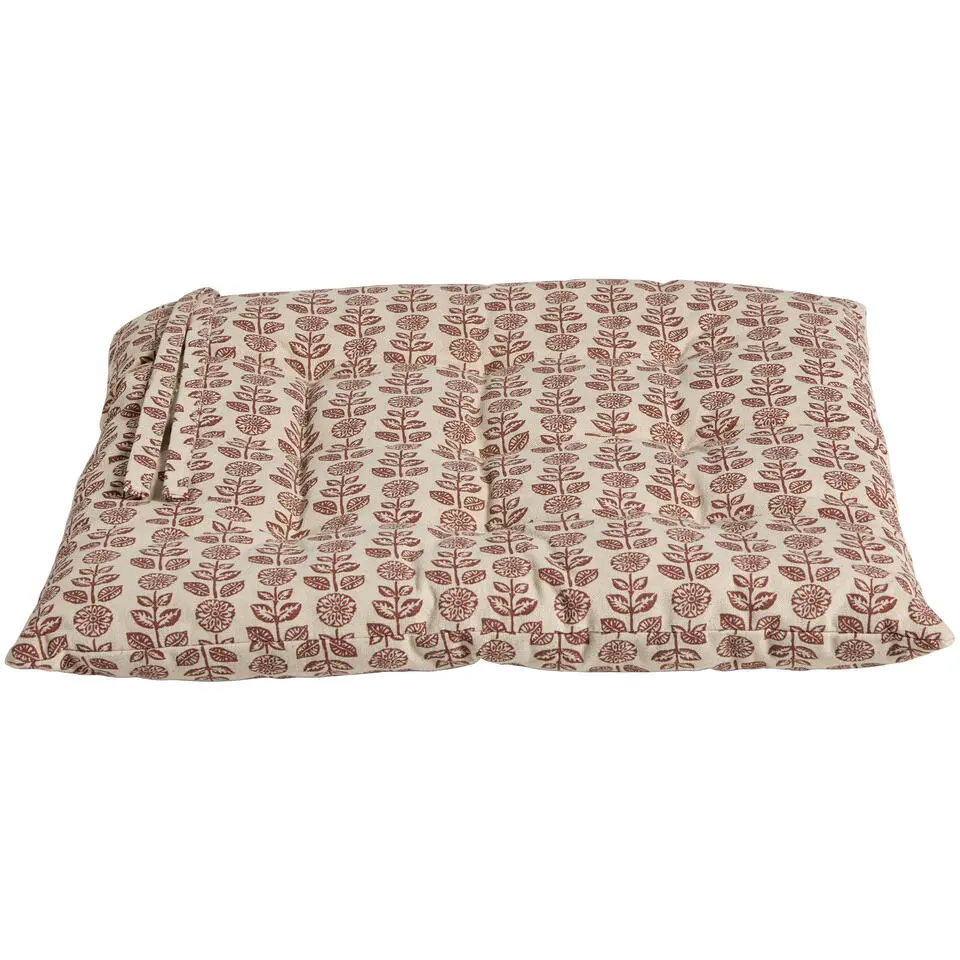 Zitkussen Elsie - bruin - 40x40x5 cm